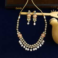Polki Necklace Set 1524-21