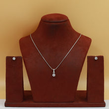 Light Zircon/AD Pendant Set 7377-34