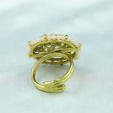 Antique Gold Finish Ring 4002-28
