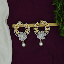 Gold Zircon/AD Earring 13569-0902