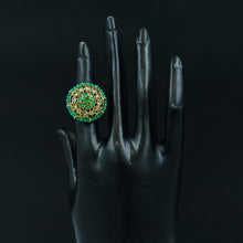 Antique Gold Finish Ring 4002-28