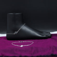 Pure 925 Hallmarked Silver Anklet 11744-22