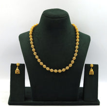 Gold Pearl Necklace Set 3879-36147