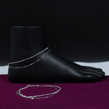 Pure 925 Hallmarked Silver Anklet 11734-22