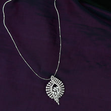 Silver Zircon/AD Pendant Set 4852-8917
