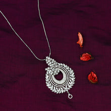 Silver Zircon/AD Pendant Set 6616-1225