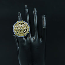 Mehandi Polish Light Blue Ring 7947-1704