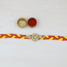Pearl Kundan Men's Rakhi Hand Made In India 20307-100