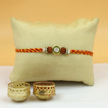 Rudraksha Men's Rakhi Hand Made In India 20303-100
