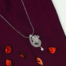 Silver Zircon/AD Pendant Set 6600-1225