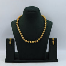 Gold Pearl Necklace Set 3876-36144