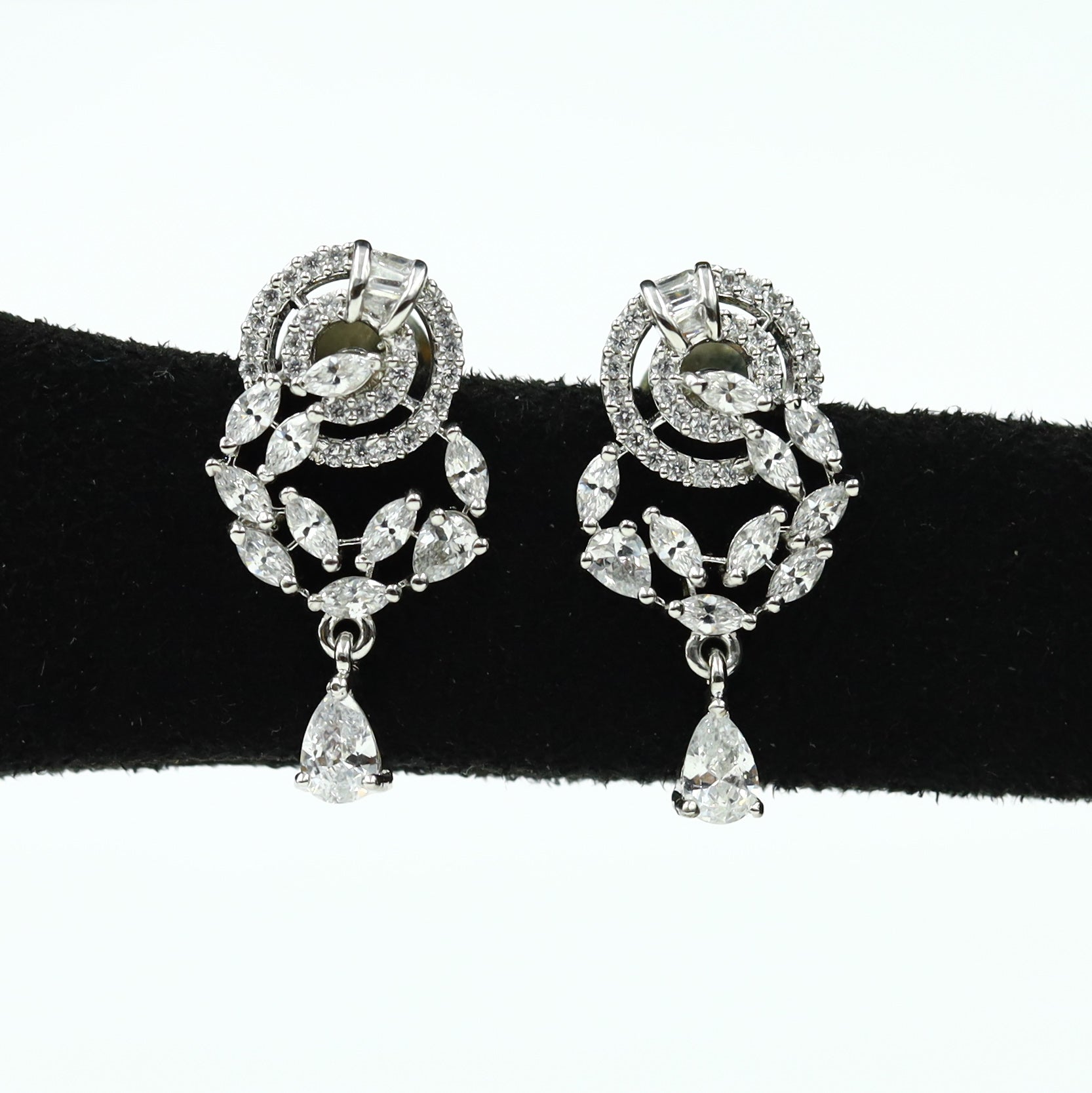 Silver Zircon/AD Pendant Set 2531-6596