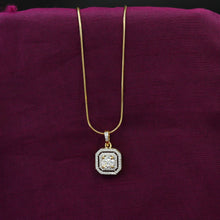 Light Zircon/AD Pendant Set 6184-08