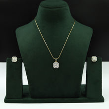 Light Zircon/AD Pendant Set 6184-08
