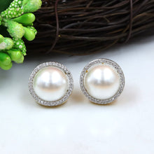Pearl Tops Zircon/AD Earring 20464-31