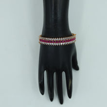 Zircon/AD Ruby Bracelet 2100-6165