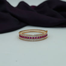 Zircon/AD Ruby Bracelet 2100-6165