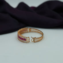 Zircon/AD Ruby Bracelet 2100-6165