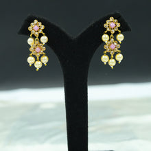 Pink Gold Look Necklace Set 11002-6843