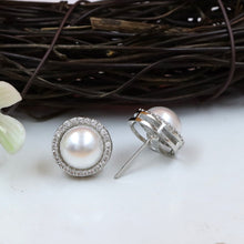 Pearl Tops Zircon/AD Earring 20463-31