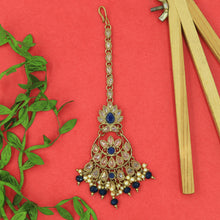 Blue Maang Tikka 19936-7120