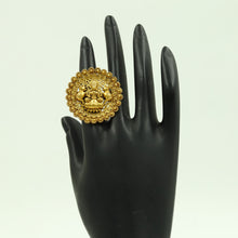 Antique Gold Finish Ring 12275-28