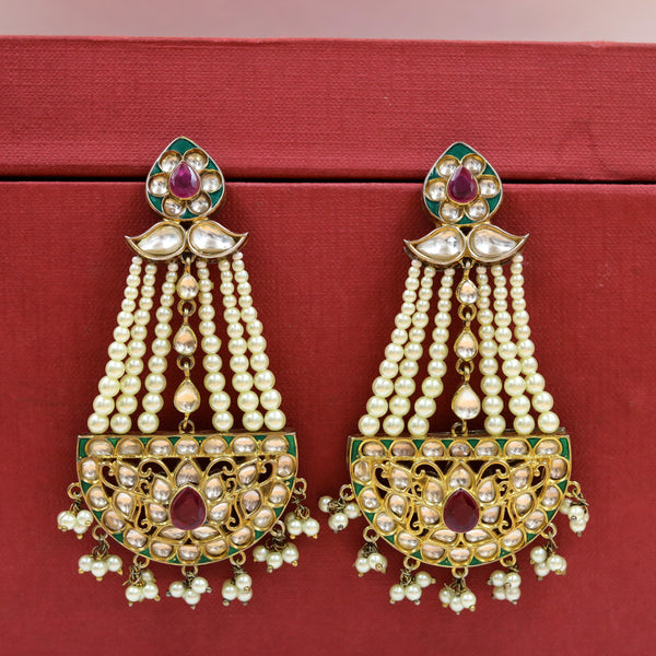 Ruby Kundan Earring 5679-9744