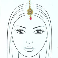 Traditional Antique Maang Tikka With Pearl Latkan 9668-4679