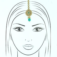 Traditional Antique Maang Tikka With Pearl Latkan 9668-4679