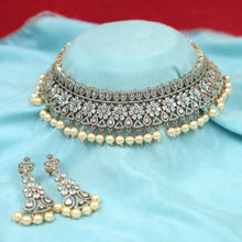 Rose Gold Zircon/AD Necklace Set
