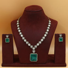 Manish Malhotra Inspired Moissanite Round Neck Kundan Necklace Set 17602-42