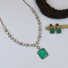 Manish Malhotra Inspired Moissanite Round Neck Kundan Necklace Set 17602-42