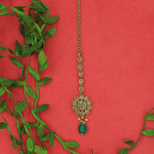 Green Maang Tikka 3070-7135