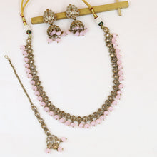 Pink Antique Necklace Set