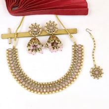 Pink Antique Necklace Set