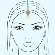 White Maang Tikka 3074-7139