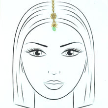 Mint Maang Tikka 3084-7149