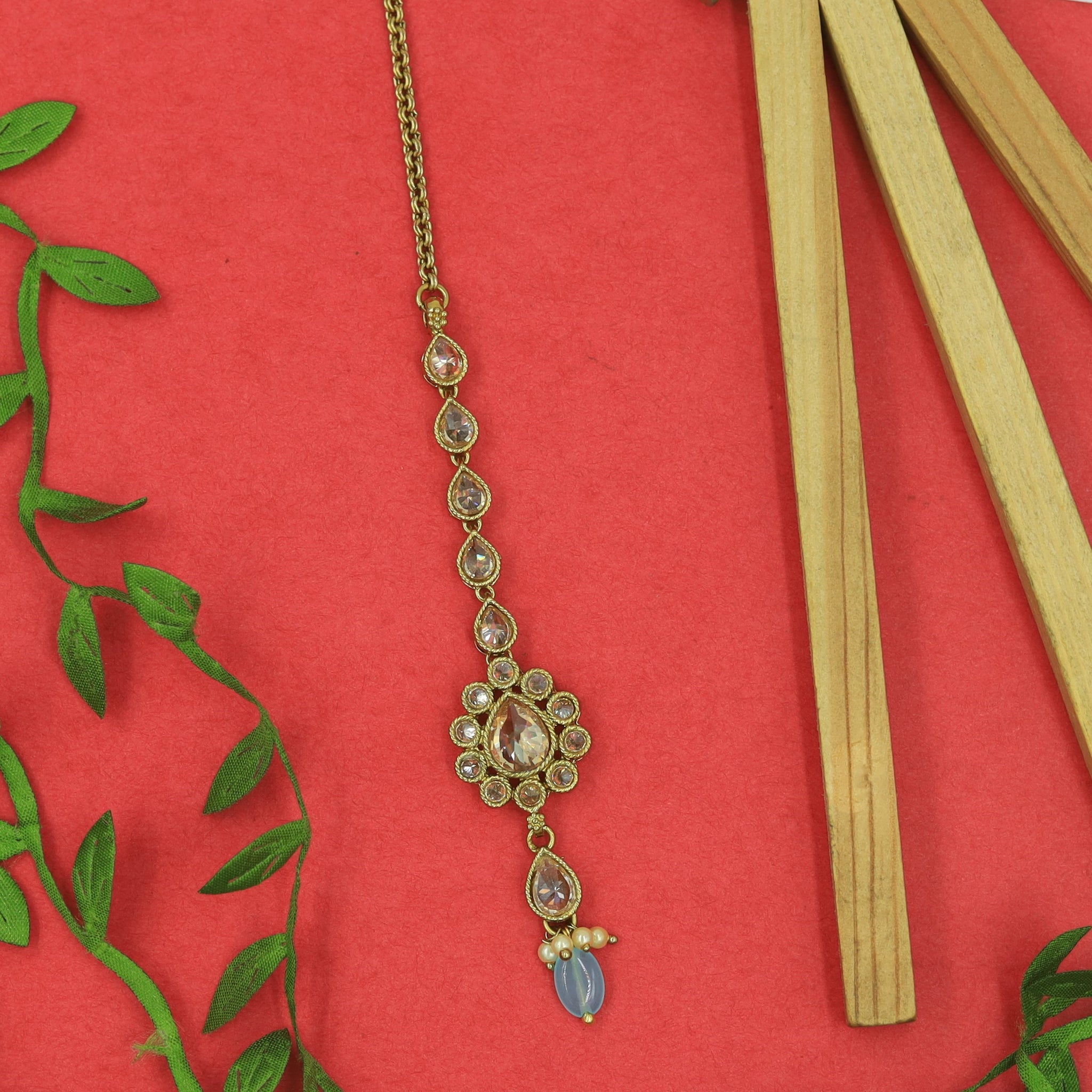 Firozi Maang Tikka 3078-7143