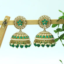 Green Antique Earrings  9600-4532