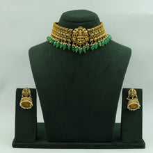 Choker Temple Necklace Set 15553-28