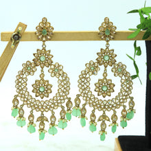 Mint Green Antique Earrings  12866-9453
