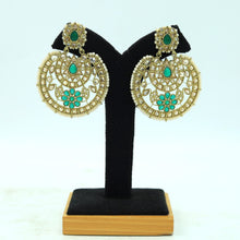 Green Antique Earrings 7677-1293