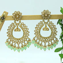 Mint Green Antique Earrings 7659-1263