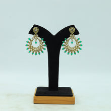 Green Antique Earrings 13614-0685