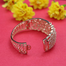 Zircon/AD Rose Gold Bracelet 20036-7220