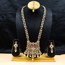 Long Neck Polki Necklace Set 7781-21