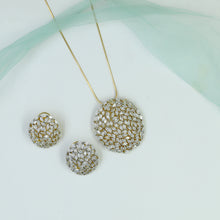 Gold Plated Zircon/AD Pendant Set 8908-3014