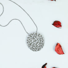 Silver Zircon/AD Pendant Set 1248-5313