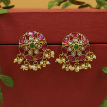 Moissanite Choker Kundan Necklace Set 20610-87