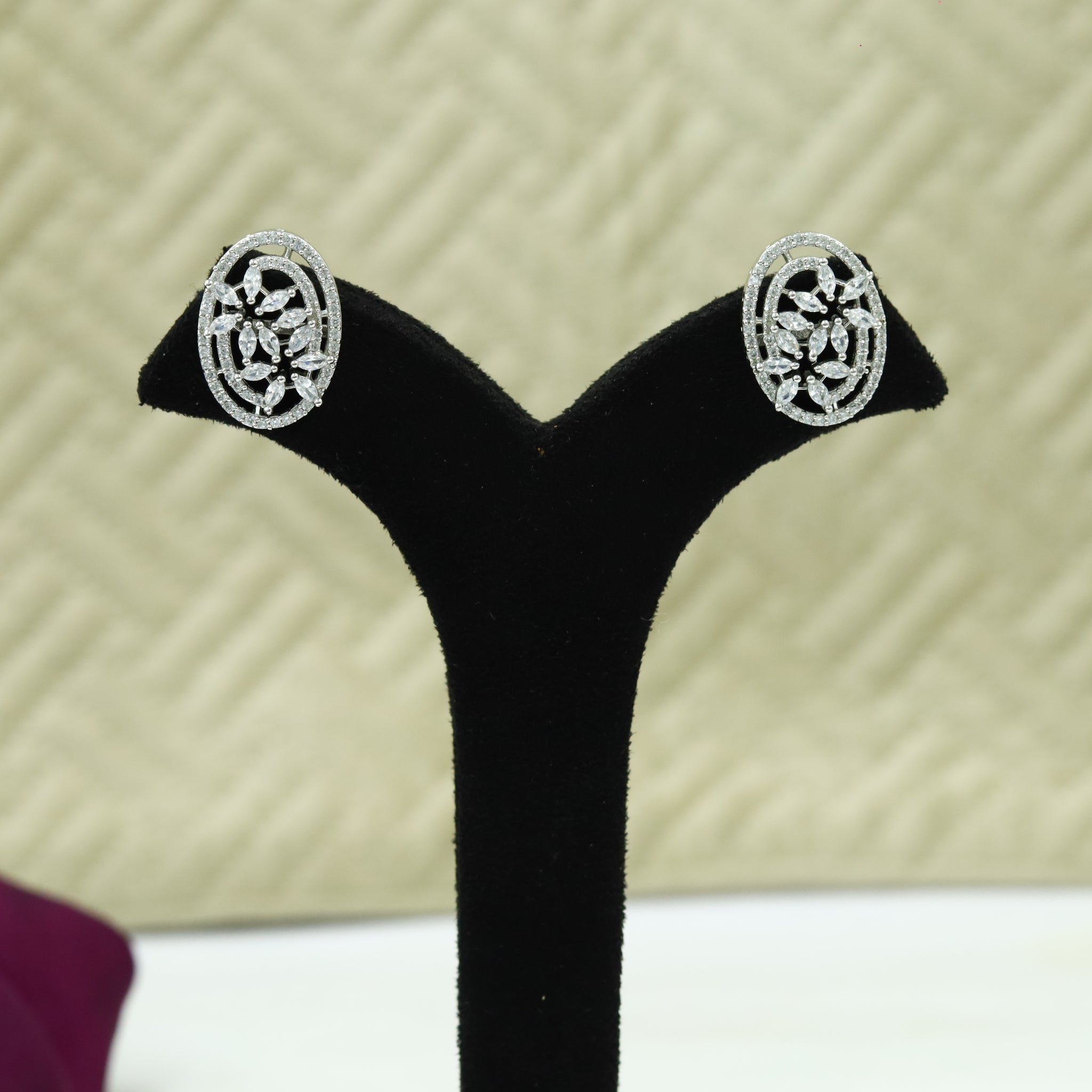 Silver Zircon/AD Pendant Set 4550-8615